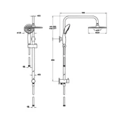 System Rain Ls25 Duş Kolonu - 2
