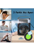 Şıktek Şıktek Işıklı Soğuk-Sıcak Buharlı Vantilatör Ultrasonik Buhurdanlık Kademe Ayarlı Fanlı Buhar Makinesi - 4