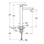 A4255829 VitrA Origin Tezgah Üstü Lavabo Bataryası - Soft Bakır - 2
