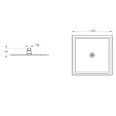 Artema Lite LS Duş Başlığı Krom A45673EXP - 2