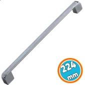 Mobilya Mutfak Dolap Çekmece Dolabı Kapak Metal Kulpu Kulbu Kulpları Oval Krom 224 Mm thumbnail 1