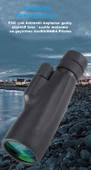 Monozone HD Teleskop Monoküler El Dürbünü 10-30x50 Zoom Tripot Telefon Tutuculu Avcılık Kamp Tek Göz - 3