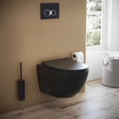 Vitra Sento Slim Klozet Kapağı, Yavaş Kapanır, Mat Siyah, 120-483-009 - 2