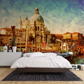 Eskitme Venedik Kilisesi Manzaralı Duvar Kağıdı thumbnail 2