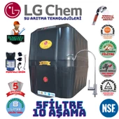 LG Chem COOL SİYAH POMPALI MONTAJ DAHİL 8 LİTRE 5 FİLTRE 10 AŞAMA SU ARITMA CİHAZI thumbnail 1