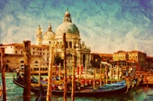 Eskitme Venedik Kilisesi Manzaralı Duvar Kağıdı thumbnail 7
