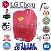 LG Chem COOL KIRMIZI POMPALI MONTAJ DAHİL 8 LİTRE 5 FİLTRE 10 AŞAMA SU ARITMA CİHAZI thumbnail 1