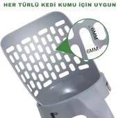 Monozone  Kedi Kum Temizleme Küreği Yeni Nesil A Kalite 29cm Poşet Hazneli(1 Adet Hediye Poşet) - 6