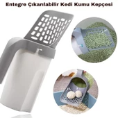 Monozone  Kedi Kum Temizleme Küreği Yeni Nesil A Kalite 29cm Poşet Hazneli(1 Adet Hediye Poşet) - 7