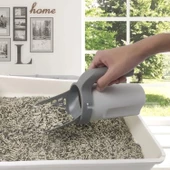 Monozone  Kedi Kum Temizleme Küreği Yeni Nesil A Kalite 29cm Poşet Hazneli(1 Adet Hediye Poşet) - 2