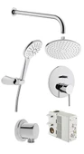 A49296 VitrA Minimax S Ankastre Banyo Seti (Rain L, Snow 3F) - 1