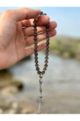 Gökçeada 33 LÜ KÜRE KESİM DUMANLI KUVARS TESBİH - 1