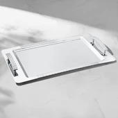 Nehir Sırma Sade Çay Tepsisi thumbnail 1