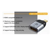 Type C To Hdmi 4K 60Hz Mini Çevirici Dönüştürücü Adaptör - 3