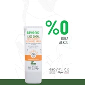 Siveno %100 Doğal Yüz Güneş Kremi Leke Karşıtı Aydınlatıcı Mineral Filtre UVA UVB SPF 50+ 30 ml - 3