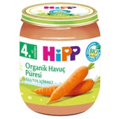 Hipp Kavanoz Maması Organik Havuç Püresi 125 gr - 1