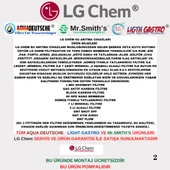 LG Chem COOL SİYAH BEYAZ POMPALI MONTAJ DAHİL 8 LİTRE 5 FİLTRE 10 AŞAMA SU ARITMA CİHAZI thumbnail 8
