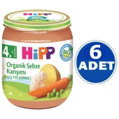 Hipp Kavanoz Maması Organik Sebze Karışımı 125 gr 6 ADET - 1