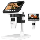 Alfalink LCD Dijital Ekranlı Mikroskop 50x -1000x Büyütme Usb HD 1080P 4.3inç - 1