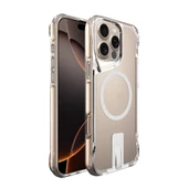 Apple iPhone 16 Pro Kılıf M-safe Şarj Özellikli Zore T-Max Standlı Kapak - 1