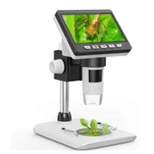 Alfalink LCD Dijital Ekranlı Mikroskop 50x -1000x Büyütme Usb HD 1080P 4.3inç - 2