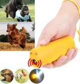 Ultrasonik Köpek Kovucu Ve Eğitici El feneri Özellikli ( PİL HEDİYELİ ) SARI RENK thumbnail 1
