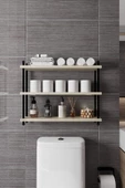 İnci Klozet Arkası Çok Amaçlı Banyo Düzenleyici, Klozet Üstü Raf Ve Organizatör, 60 cm - 2