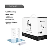 Alfalink LCD Dijital Ekranlı Mikroskop 50x -1000x Büyütme Usb HD 1080P 4.3inç - 4