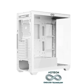 AZTECH AZT101 W Gaming Mid-Tower PC Kasası Beyaz - 2