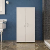Modilayn GÜNEŞ 110 cm 2 Kapaklı Banyo- Havlu- Mutfak- Erzak- Kavonoz- Kiler Dolabı - 1