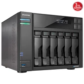 ASUSTOR AS6706T-16GB CELERON QC- 16GB RAM- 6-diskli Nas Server (Disksiz) - 2