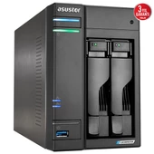 ASUSTOR AS6702T-8GB CELERON QC N5105 8GB RAM-2-diskli Nas Server (Disksiz) thumbnail 3