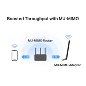 MERCUSYS MA30H AC1300 Yüksek Kazançlı Kablosuz Çift Bant USB Adaptörü - 5