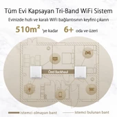 ASUS ZENWIFI AX XT8 AX6600 Dual Band EV Ofis Tipi Gaming Router 2-li paket thumbnail 6
