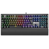 GameBooster G908 Bolt Rainbow Aydınlatmalı Blue Switch Mekanik Bileklikli Oyun Klavyesi - 1