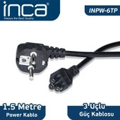 INCA INPW-6TP 0.75mm 1.5 metre Notebook Power Kablosu - 1