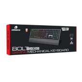 GameBooster G908 Bolt Rainbow Aydınlatmalı Blue Switch Mekanik Bileklikli Oyun Klavyesi - 6