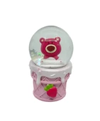 Işıklı Kar Küresi Pembe Ayıcık 7 cm - 1