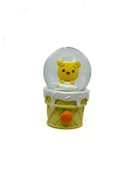 Işıklı Kar Küresi Sevimli Sarı Köpek 7 cm - 4