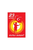 RED CASTLE 23 Nisan Ulusal Egemenlik ve Çocuk Bayramı Eko Kum Boyama Seti 5 Adet-Red Castle 23NSN-052 - 1