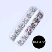 Fontenay NailArt Charm 12Çeşit RenkliTırnak Charms Koleksiyonu TırnakCharm NailCharms 12'li Kutulu 3 - 1