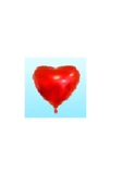 RED CASTLE 18'' FOLYO BALON G-KIRMIZI KALP (10 LU PAKET) - 2