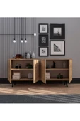 VM VERTEX MOBİLYA Latina Modern Konsol 180 Cm Safir Meşe - 2