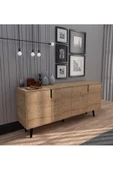 VM VERTEX MOBİLYA Latina Modern Konsol 180 Cm Safir Meşe - 3