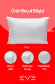 8 Adet Micro Silikon Elyaf Nonwoven Yıkanabilir Antialerjik Ev Ve Hotel Yastık 50x70cm 700 gr thumbnail 3