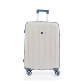 MÇS 3lü Set Kırılmaz Silikon Seyahat Valizi Bavulu V305 Kemik Sky Blue - 6