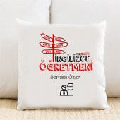 İngilizce Öğretmeni Kişiye Özel Yastık Kılıfı Pi46 - 1