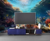 Japon Balıkları ve Mercan Manzaralı Duvar Kağıdı thumbnail 3