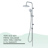 İGK YAPI - TEMA Rain-Plus Slim Tepe Duş Seti (53235) - 1