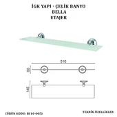 İGK YAPI - ÇELİK BANYO BELLA ETAJER (BS10-005) - 4